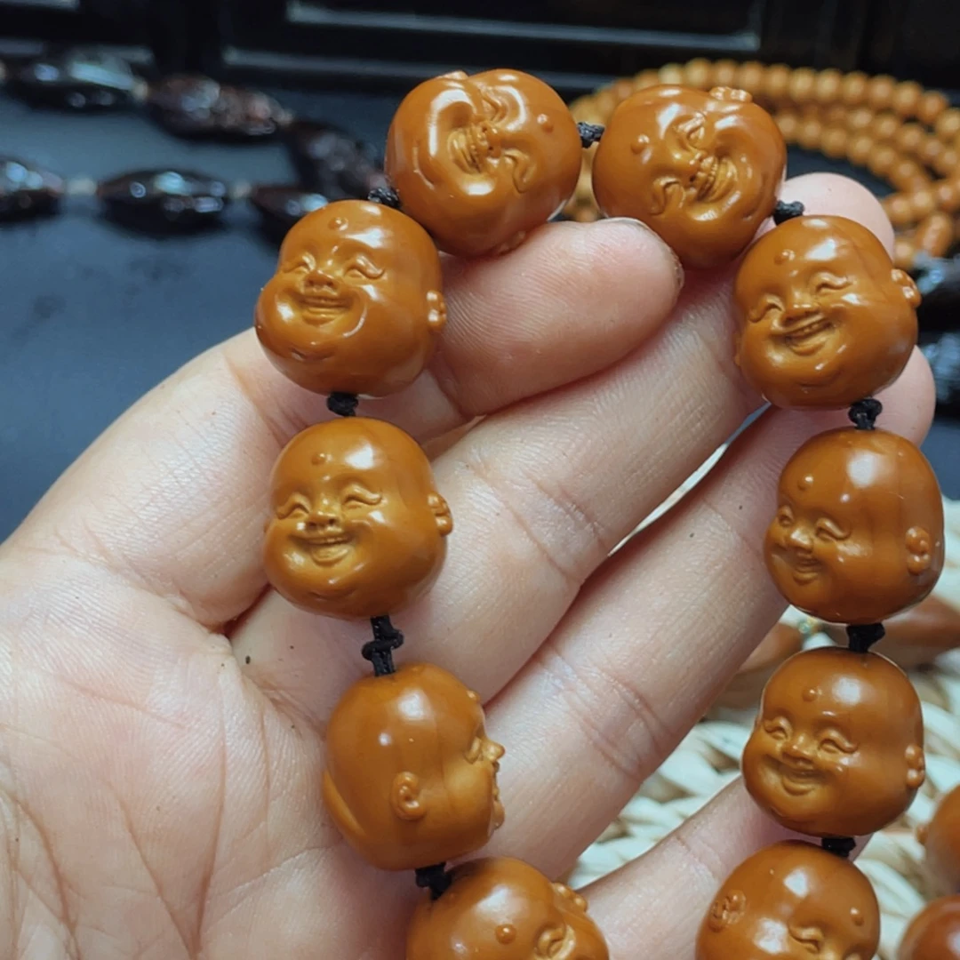 浩***品手串/手链橄榄核十分开心