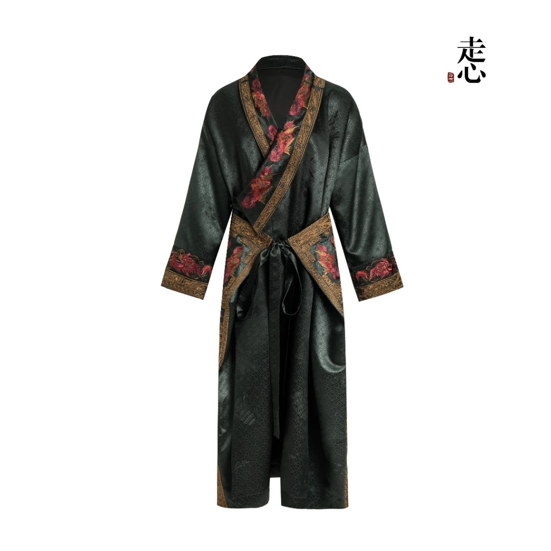 【香云走心】山海经墨绿金 藏袍裙24Z2289M