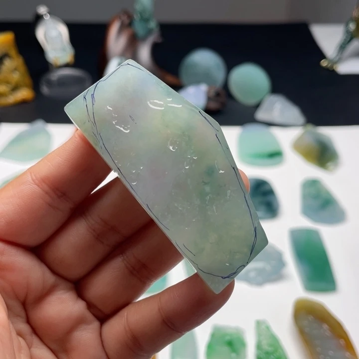 定制翡翠未镶嵌包工