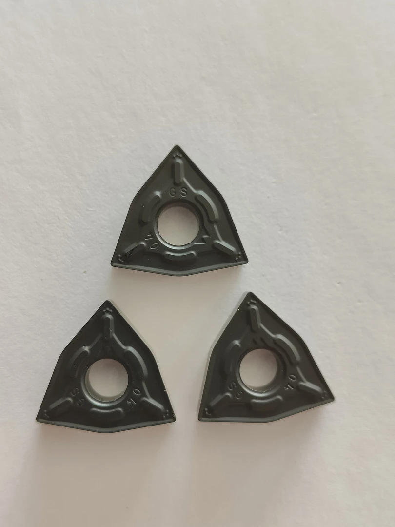 桃型刀片45钢调制钢锻打钢模具钢铸钢H13钢WNMG080404-GS