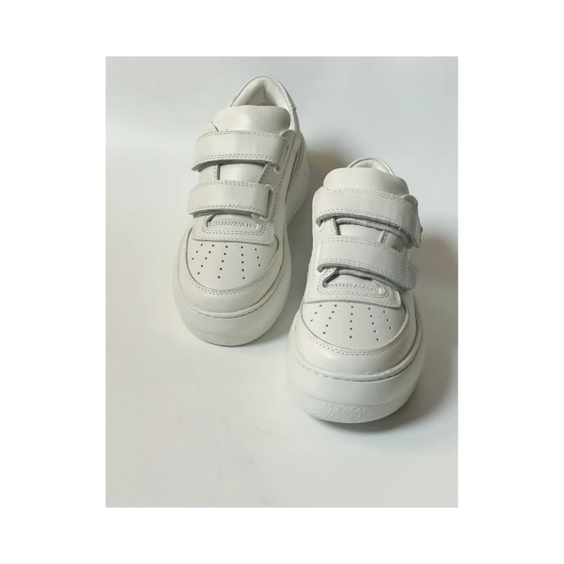 明星同款时尚小白鞋魔术贴春、夏、秋季透气舒适百搭阔腿裤必备鞋