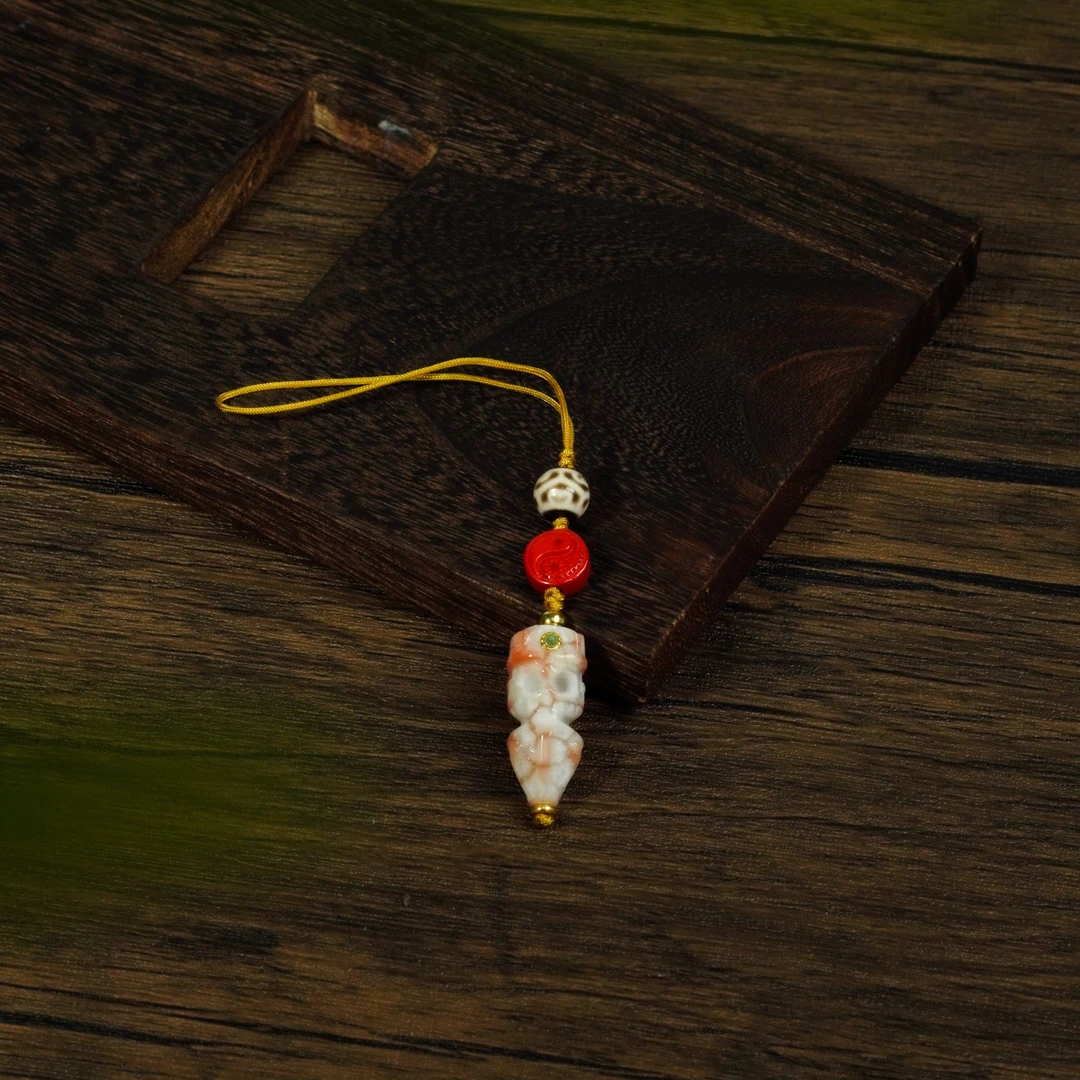 藏宝阁 ▎【七月半出砂料老师全力开加】金刚杵八卦挂件702667