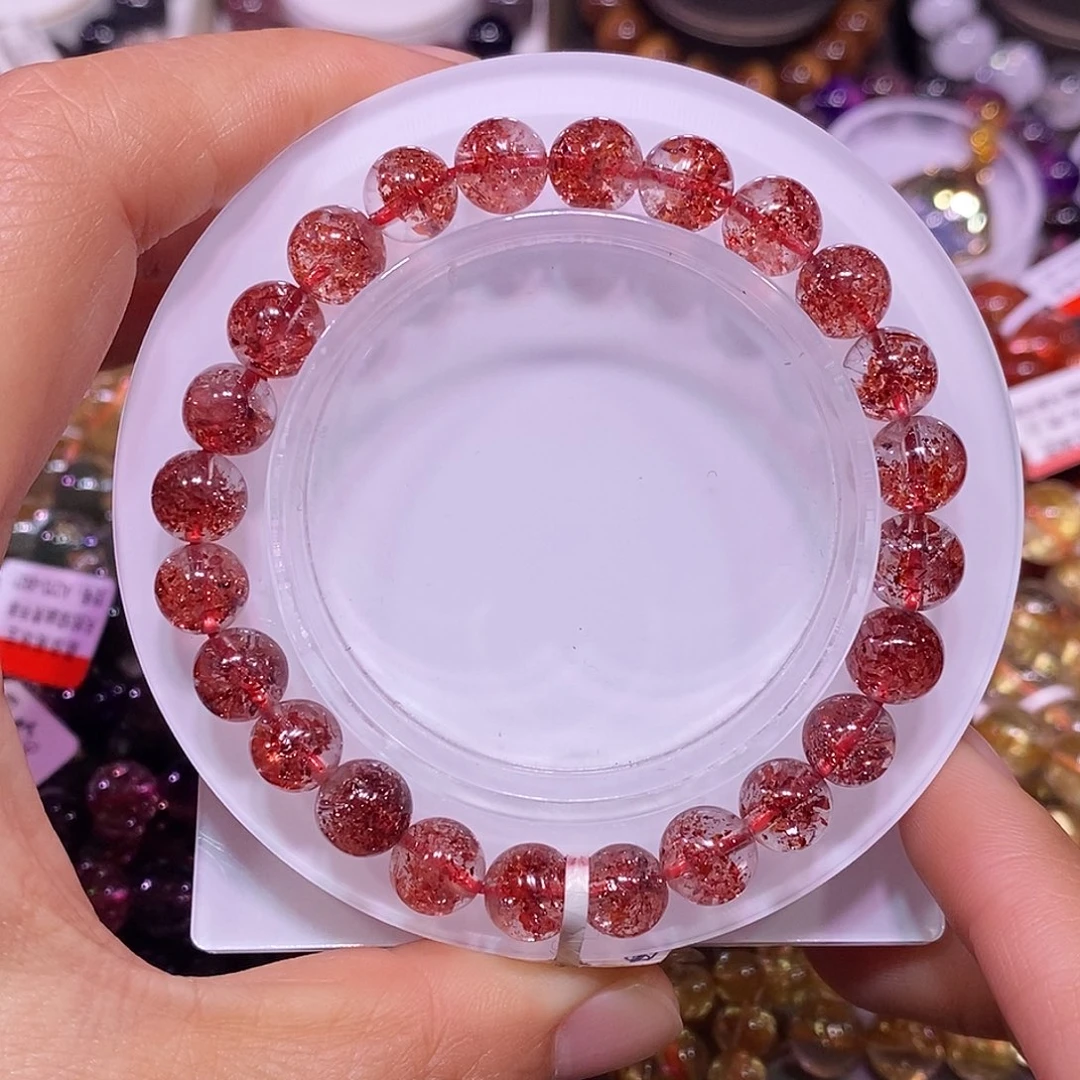 未镶嵌手链水晶金草莓8