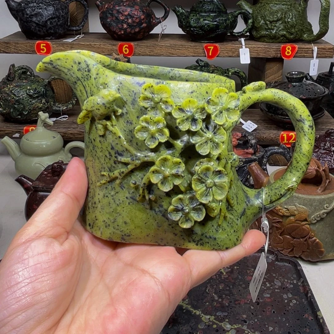 敏***名石材藏玉药王石精品公道杯