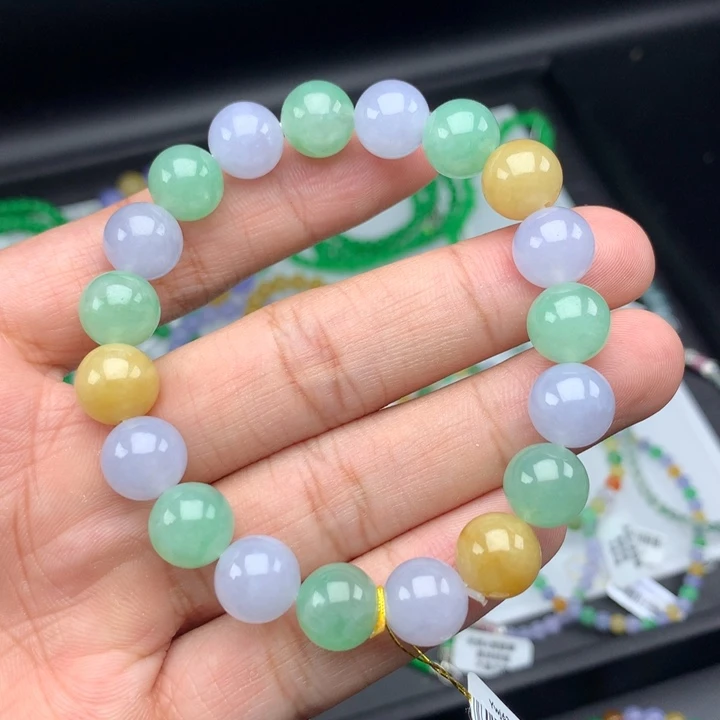 翡翠未镶嵌毛衣链