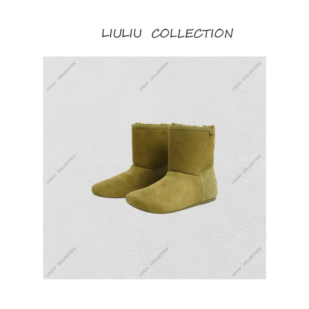 进口皮料时尚雪地靴保暖百搭时尚女士冬季 U294