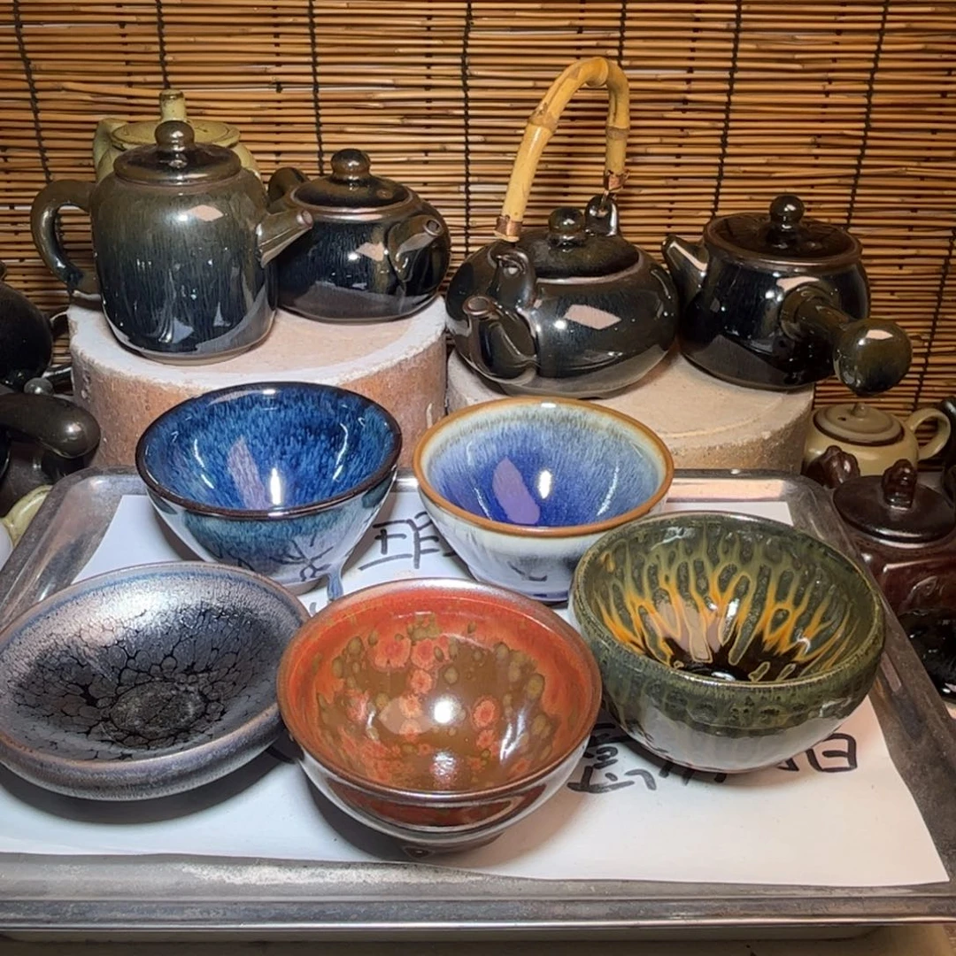 灵***感茶盏建窑建盏 微瑕作品