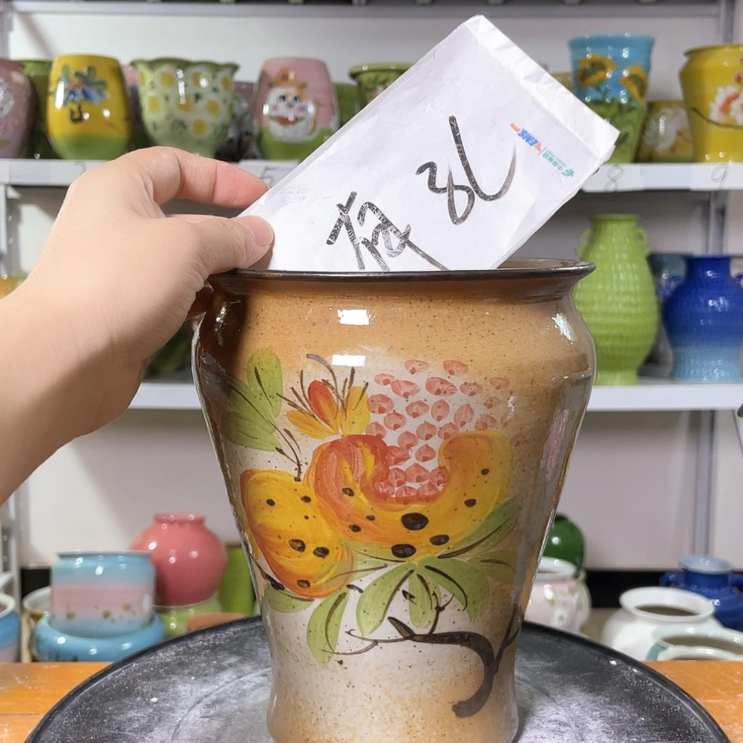 景德镇陶瓷花盆花器暇258