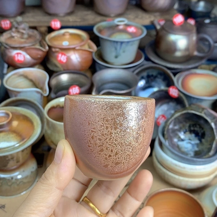 杯子精品茶杯手工柴烧