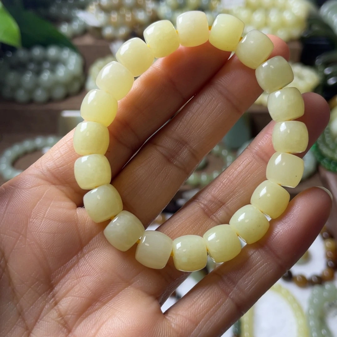 和田玉手链未镶嵌