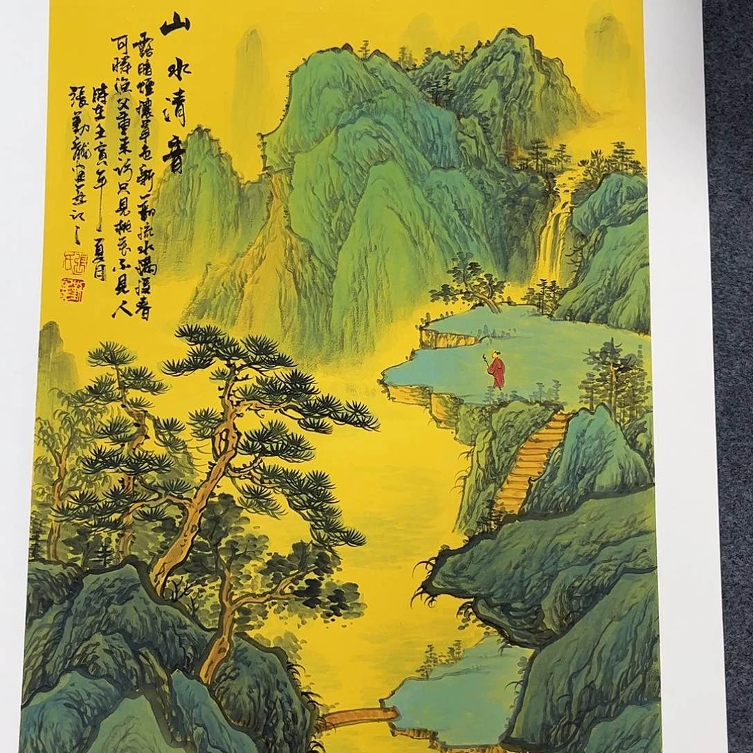 国画国画作品宣纸纯手绘