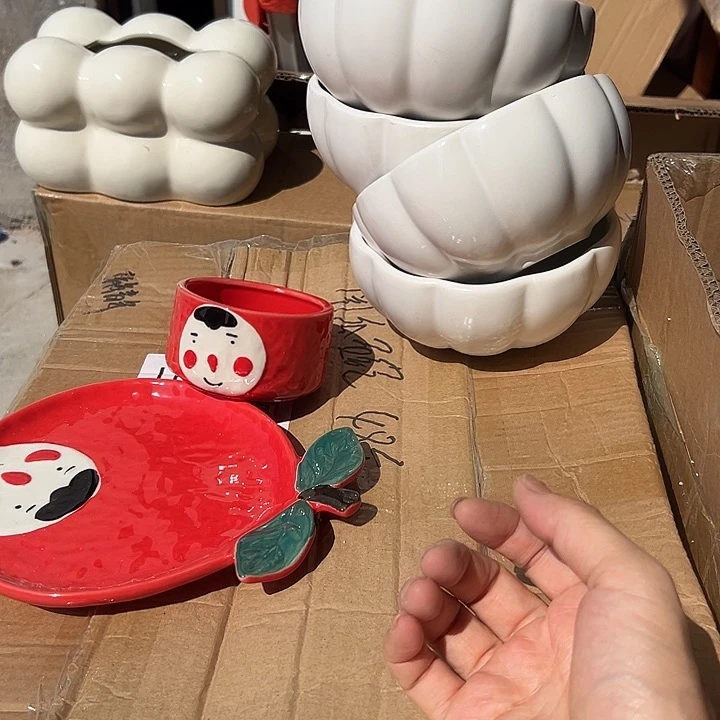瓷片默认瑕疵商品南瓜