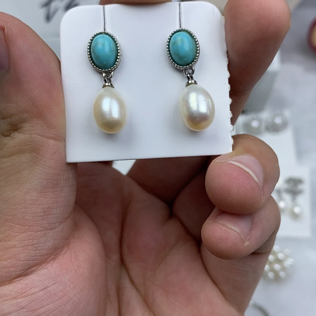 淡水珍珠未镶嵌耳饰