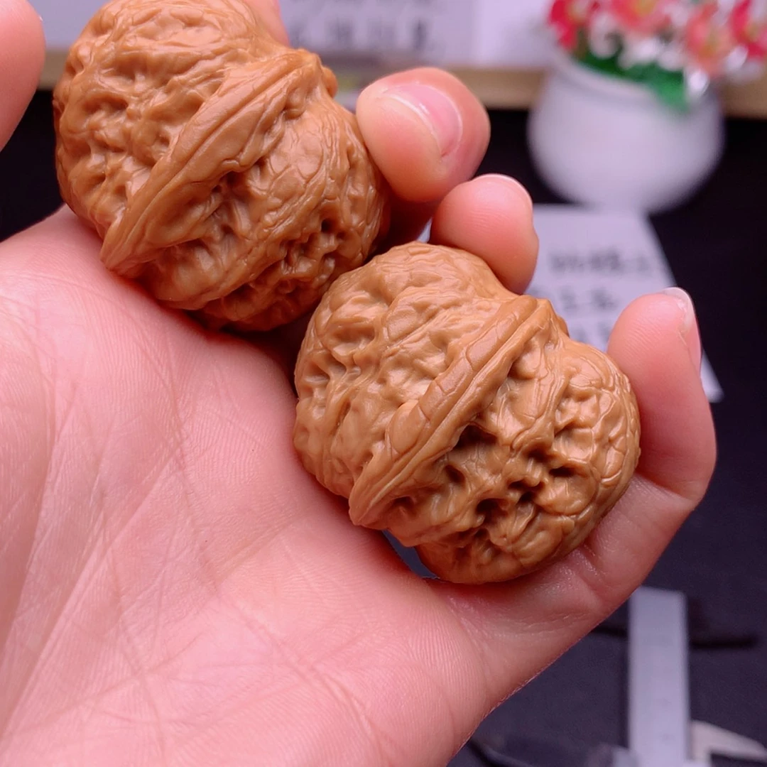 【闪购商品】文玩核桃把件元宝41➕微修