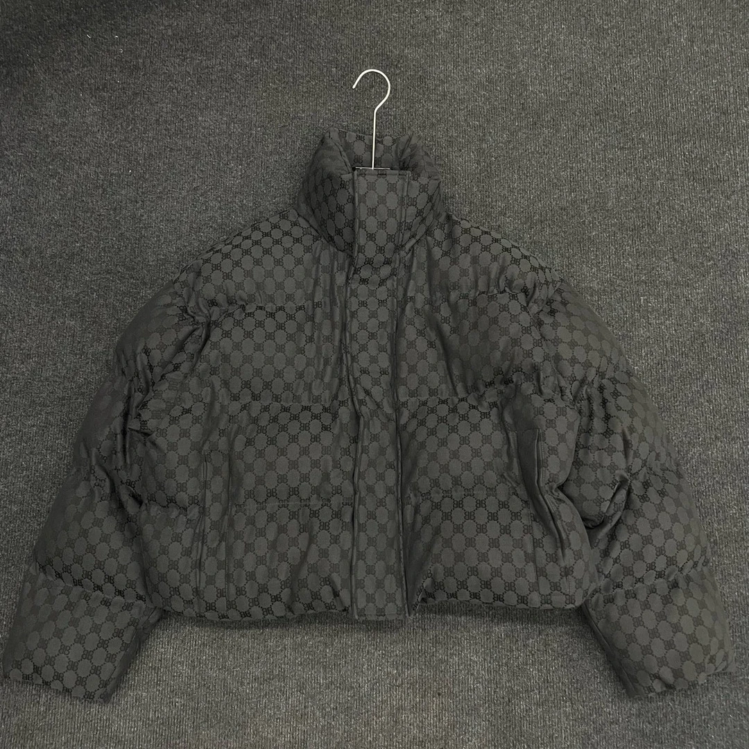 99新 Balenciaga/巴黎世家 联名款古驰夹克棉服/尺码36