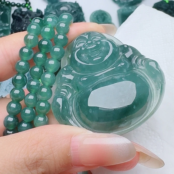 颈饰未镶嵌翡翠多样性发其一