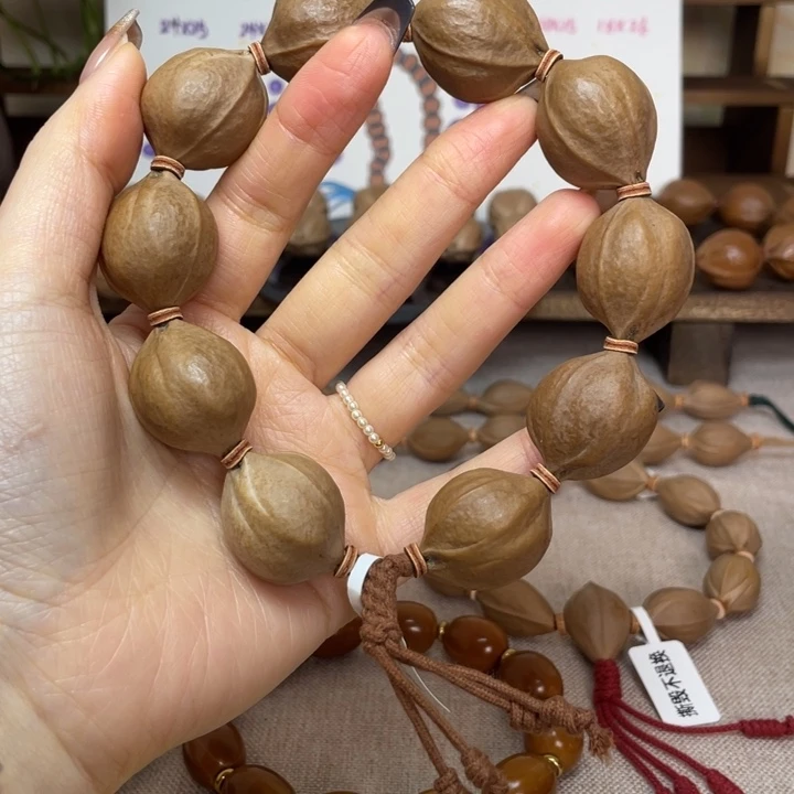 手串/手链橄榄核梅林铁核23.28头货