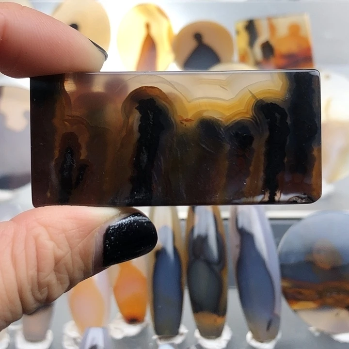 查罗石未镶嵌珠宝半成品85