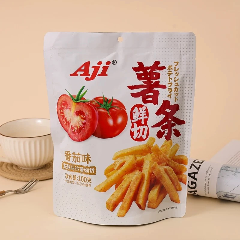 AJI鲜切薯条番茄味100g*4包