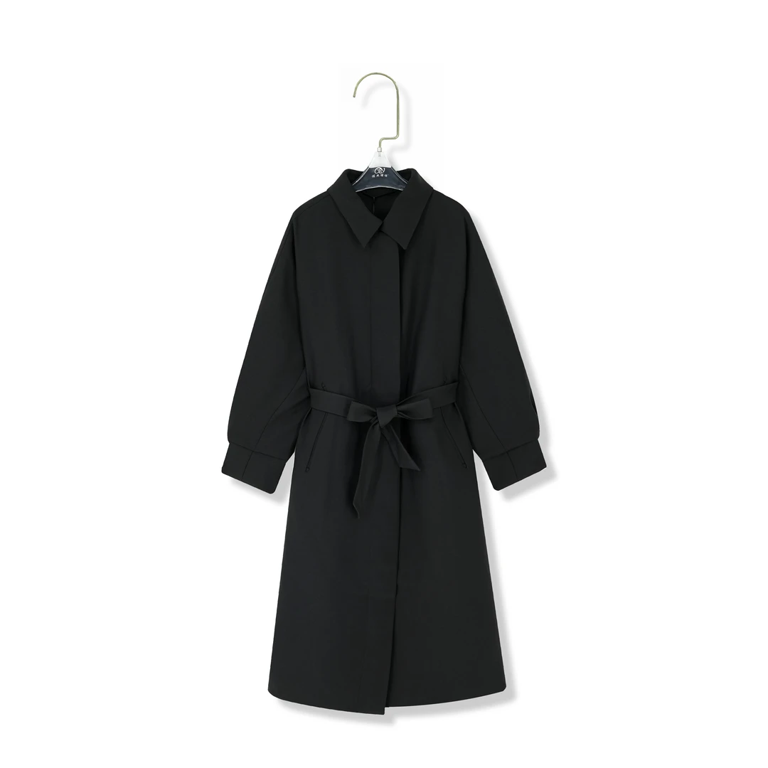 【COCO MARKIE】95鹅绒 丨气质暗扣经典轻奢高级感风衣款宽松鹅绒服