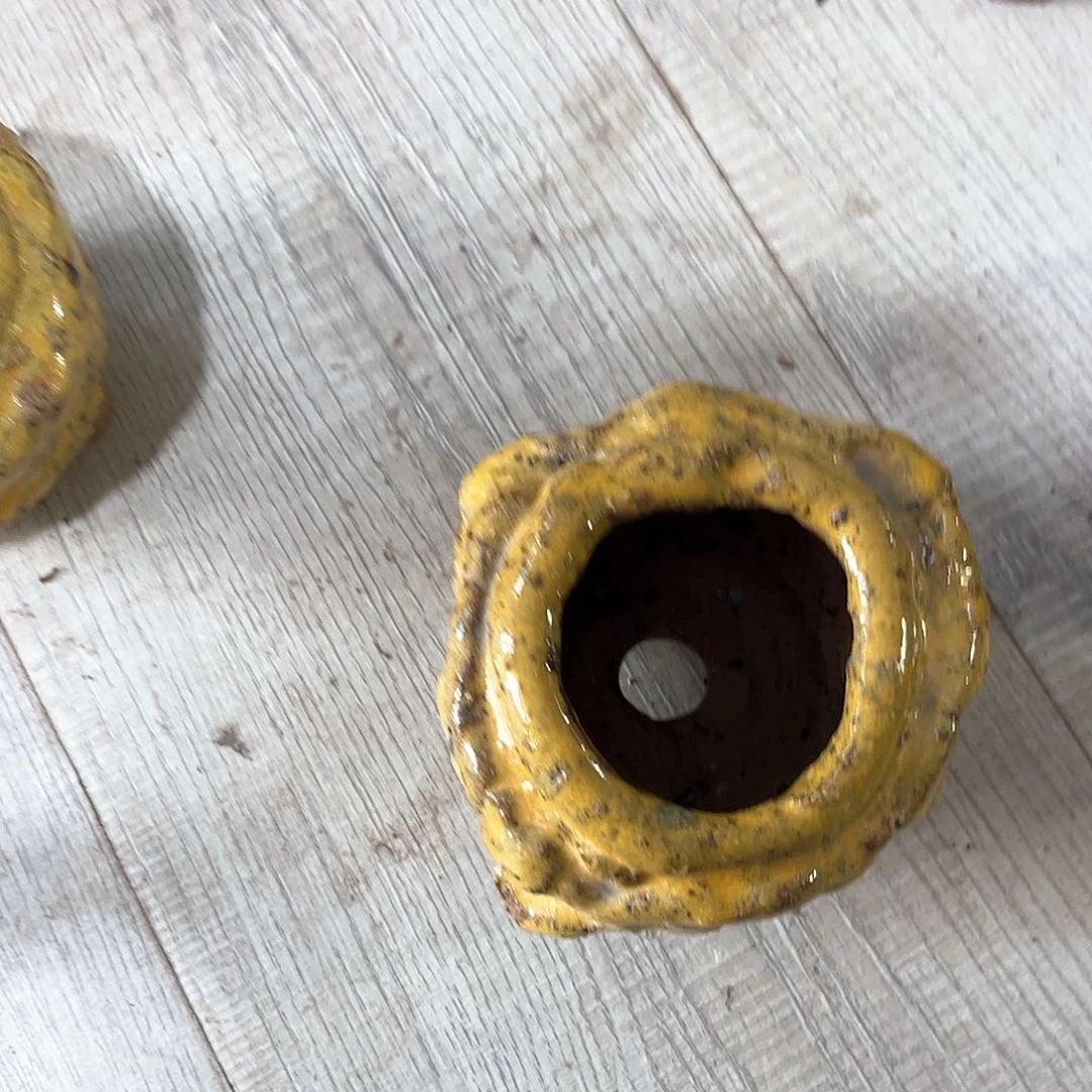 泥塑✨****_古镇炻陶花盆