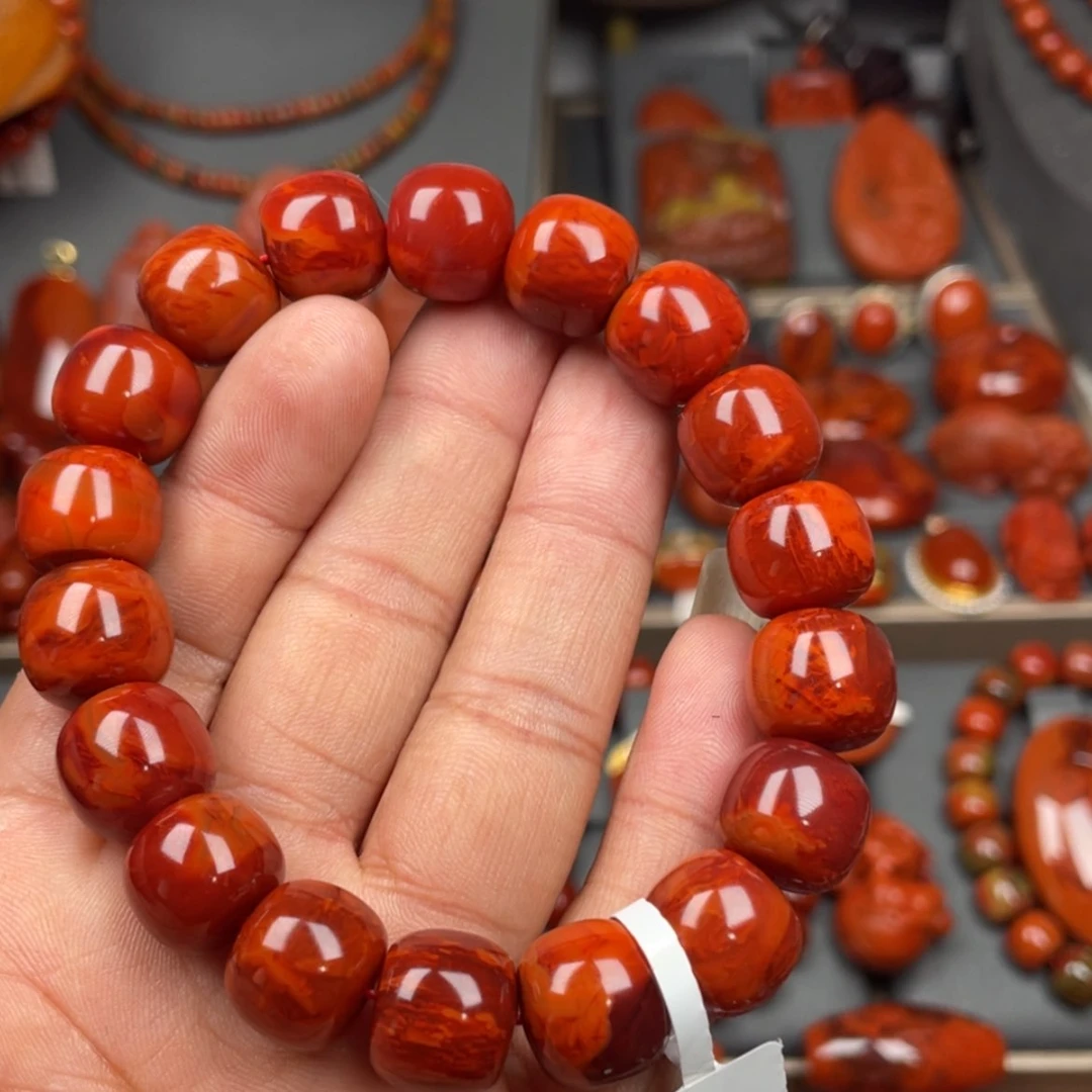 【闪购商品】南红玛瑙珠宝奇石未镶嵌单圈13