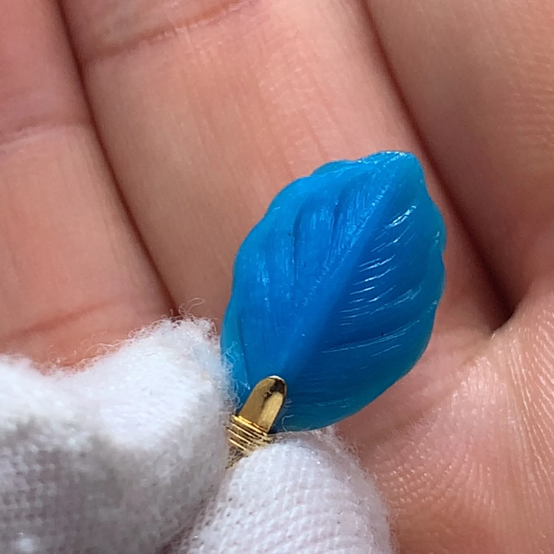 18K金镶嵌绿松石珠宝奇石