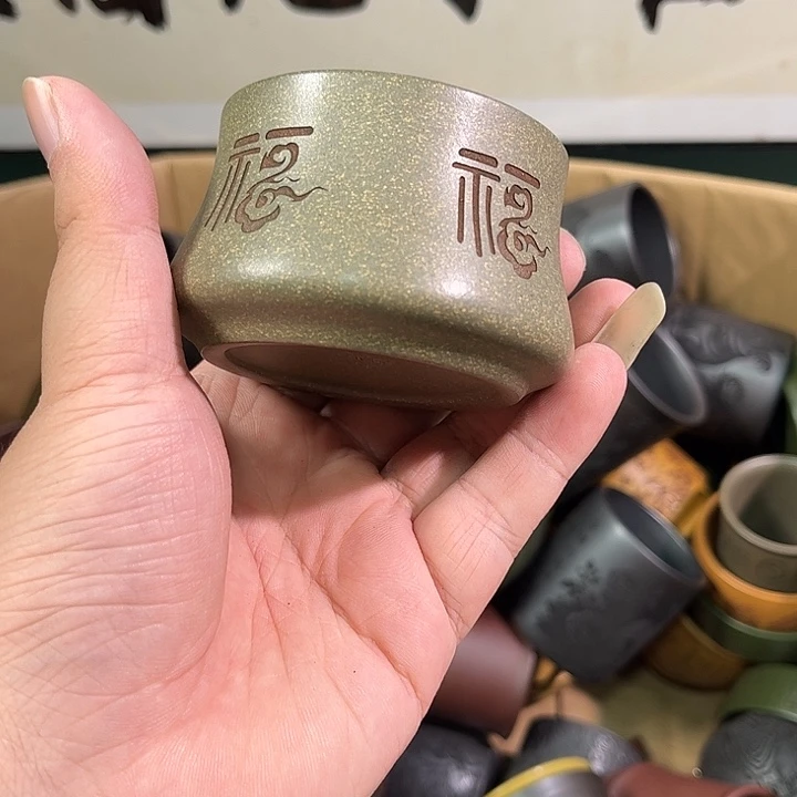 茶杯紫砂全手工紫砂主人杯