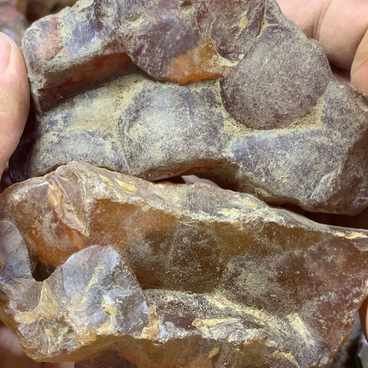 玛瑙/玉髓原石未镶嵌明*