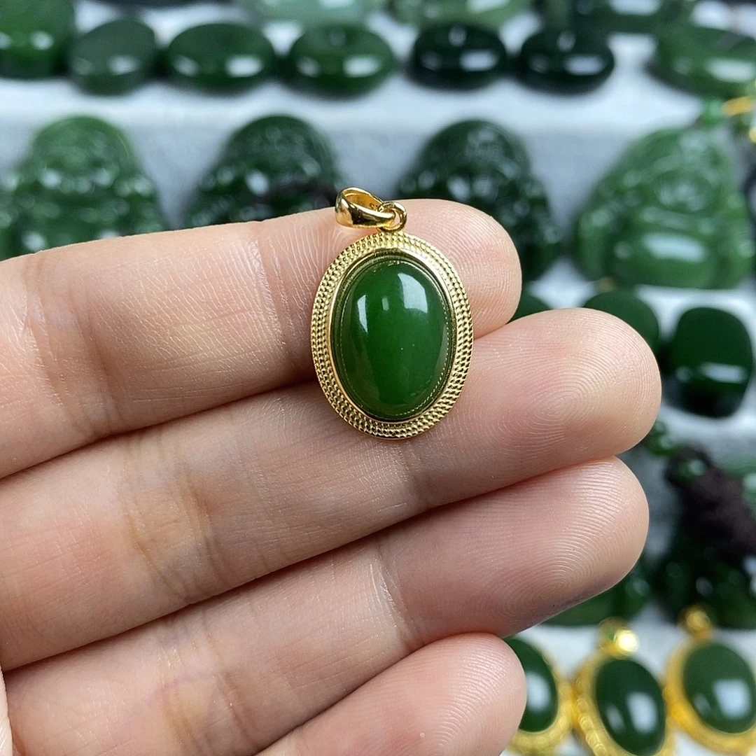 和田玉（碧玉）未镶嵌颈饰