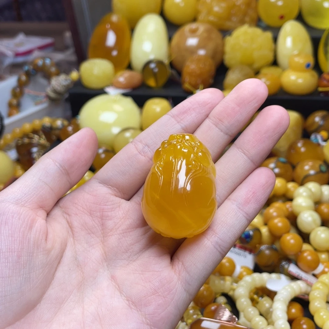琥珀未镶嵌珠宝奇石