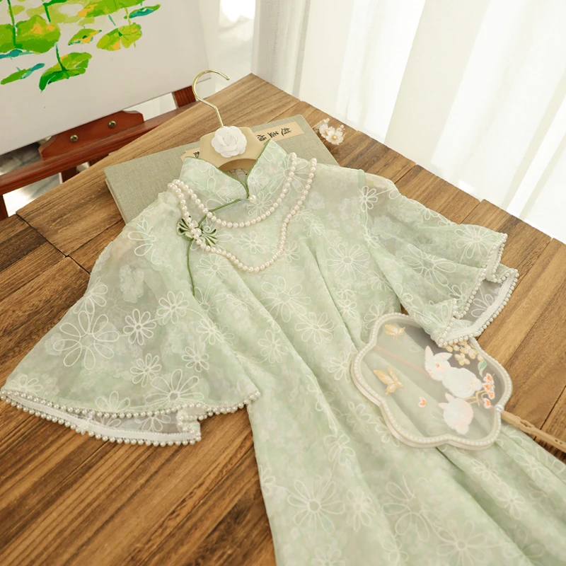 俏娘鱼新中式旗袍裙子女款爆款2025年夏新款优雅改良日常可穿国风