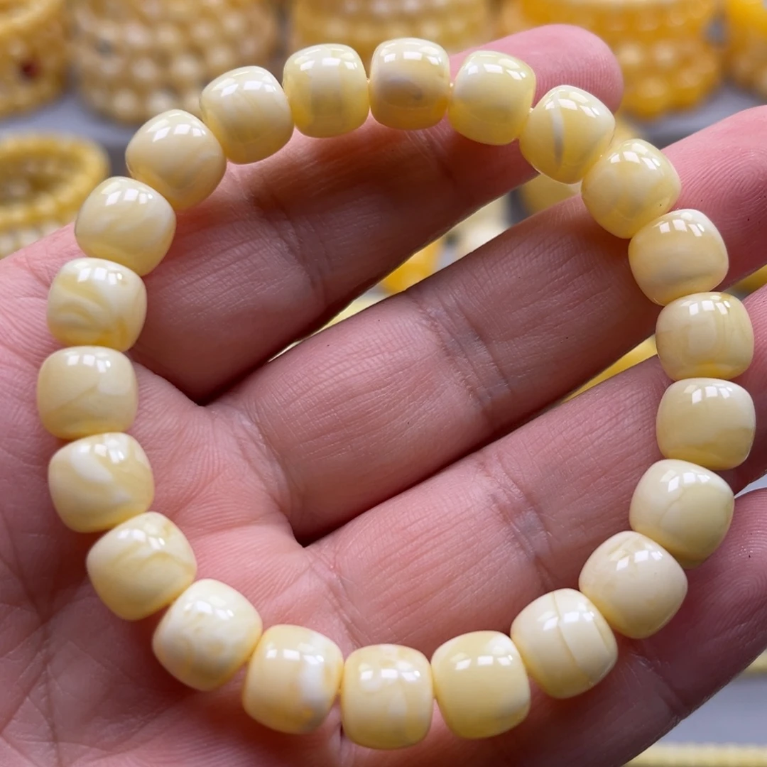 琥珀未镶嵌手链手串