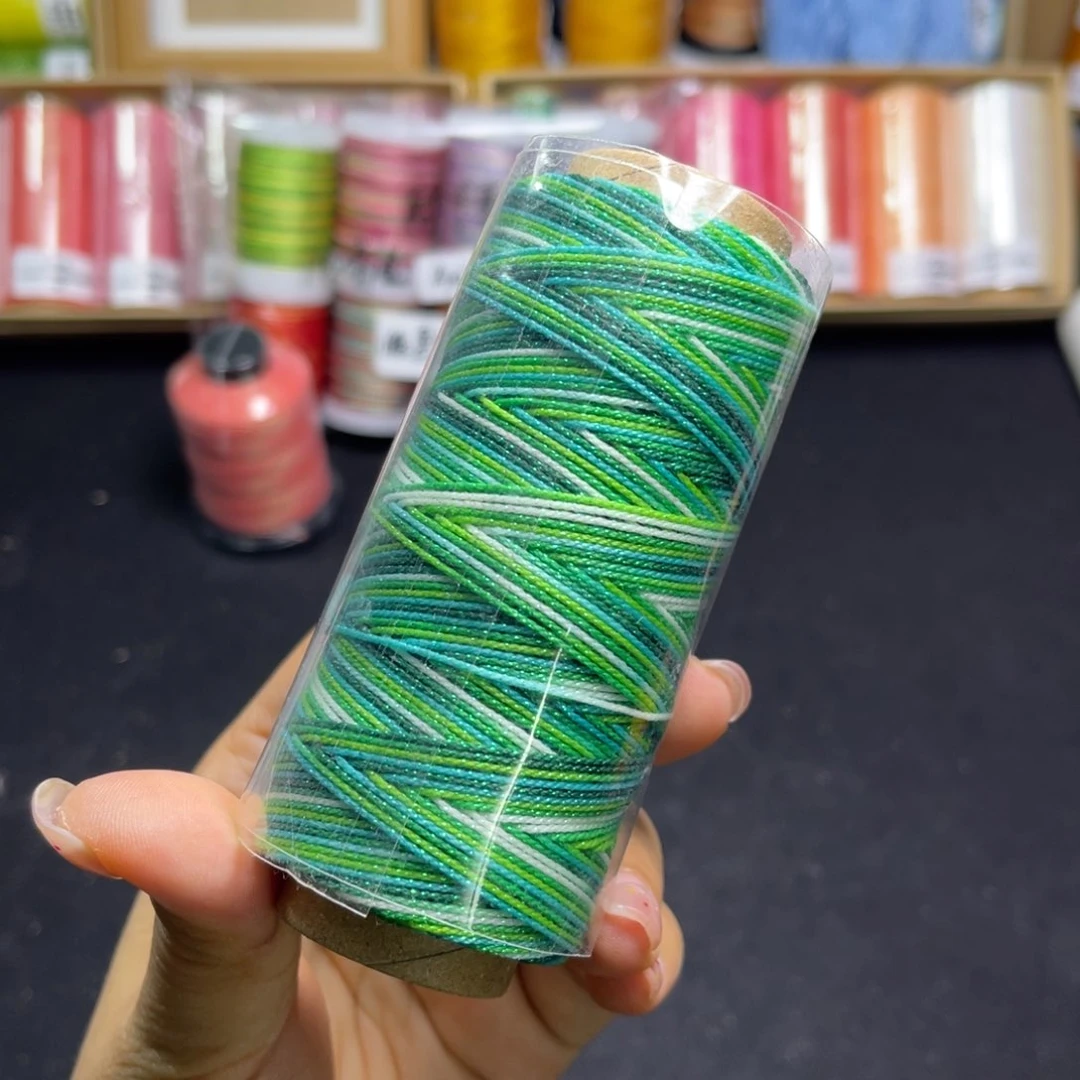 腈纶0.8星空蜡纸轴绿色森林