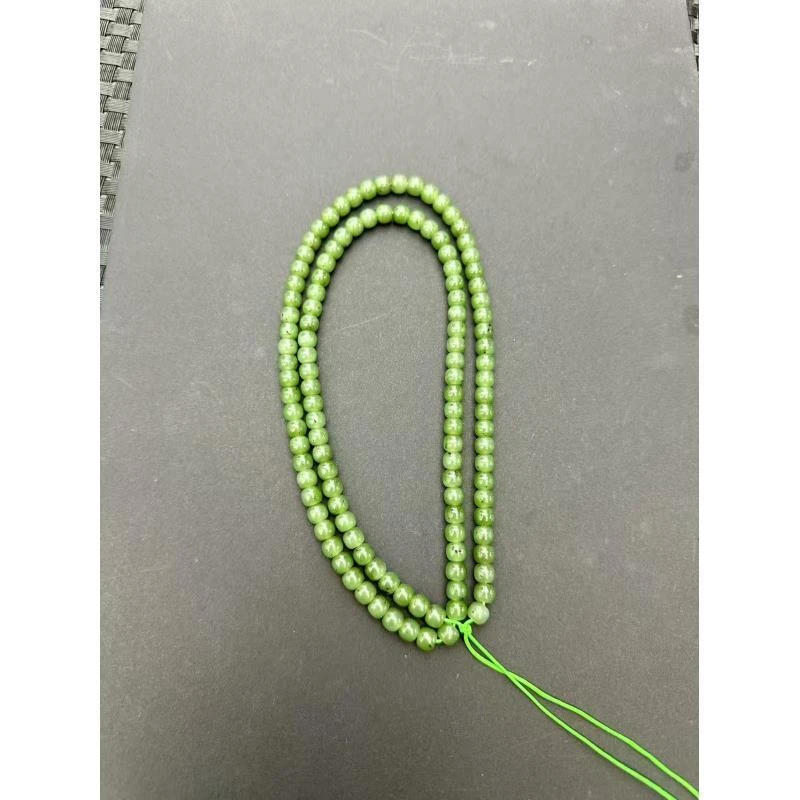 和田玉碧玉老型珠108项链XL057多样性发其一