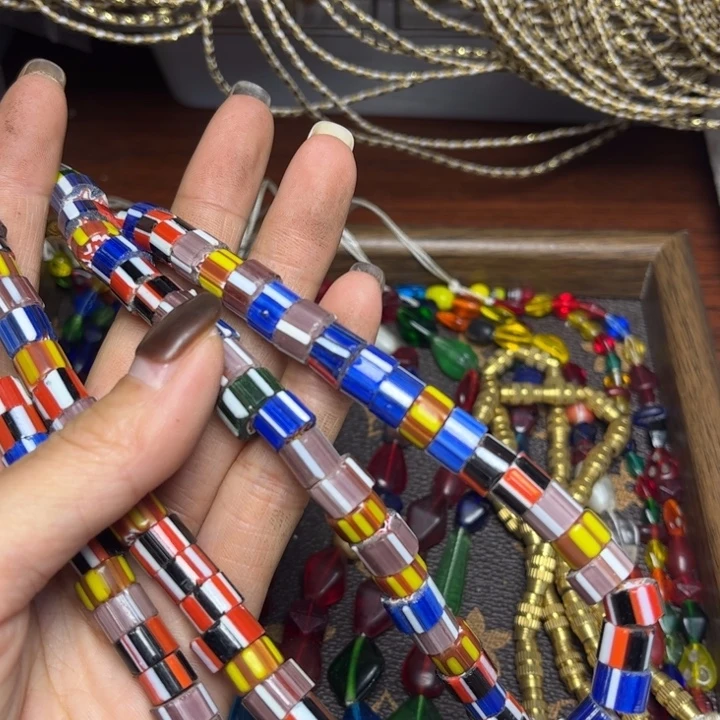 颈饰玻璃3289琉璃一条