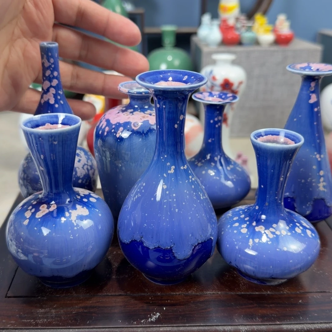 陶瓷手工小花器摆件