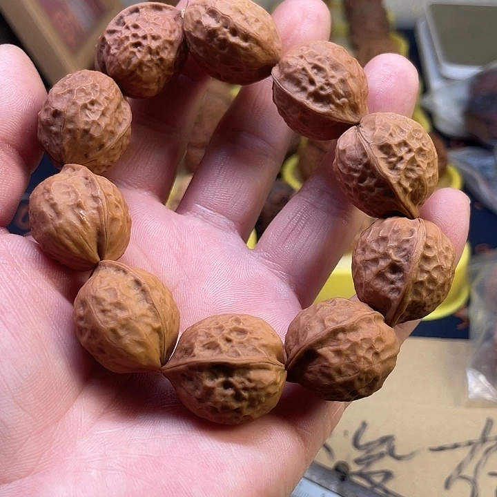 文玩核桃把件47水晶饺手持24