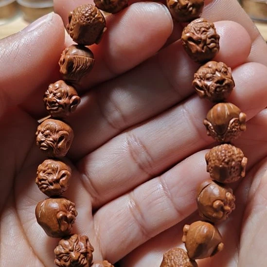手串/手链橄榄核橄龙纹桃核十八罗汉手串