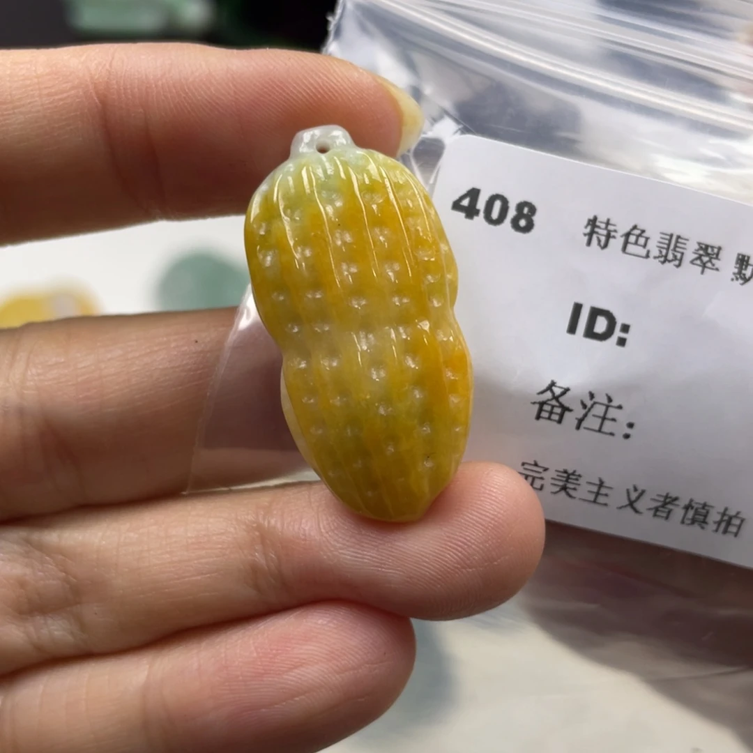 翡翠未镶嵌颈饰牌子