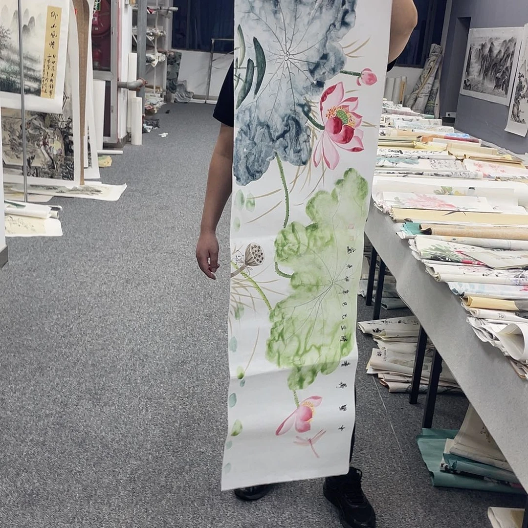 国画纯手绘画作品