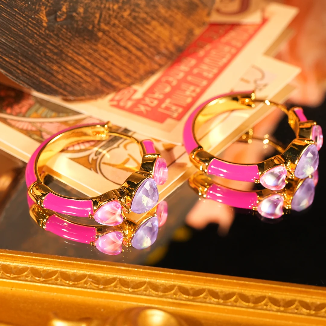 铜合金耳饰 【8641】lele耳扣简约气质复古精致小众优雅