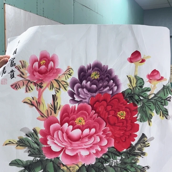 国画我的心好痛啊我的心真的好痛啊好痛啊