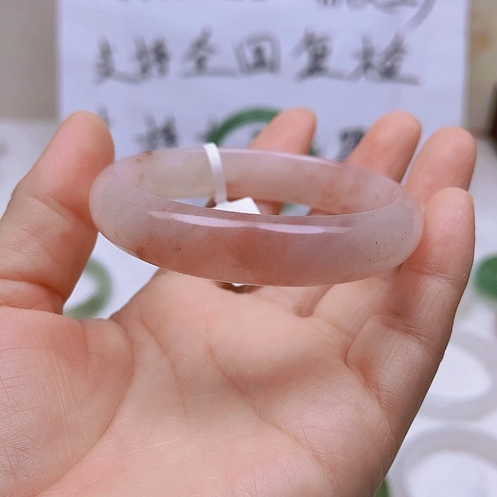 未镶嵌手镯石英质玉桃花101/57