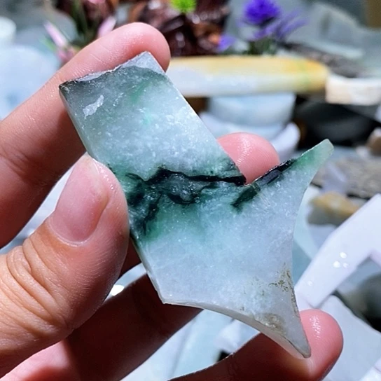 散珠翡翠边角料251