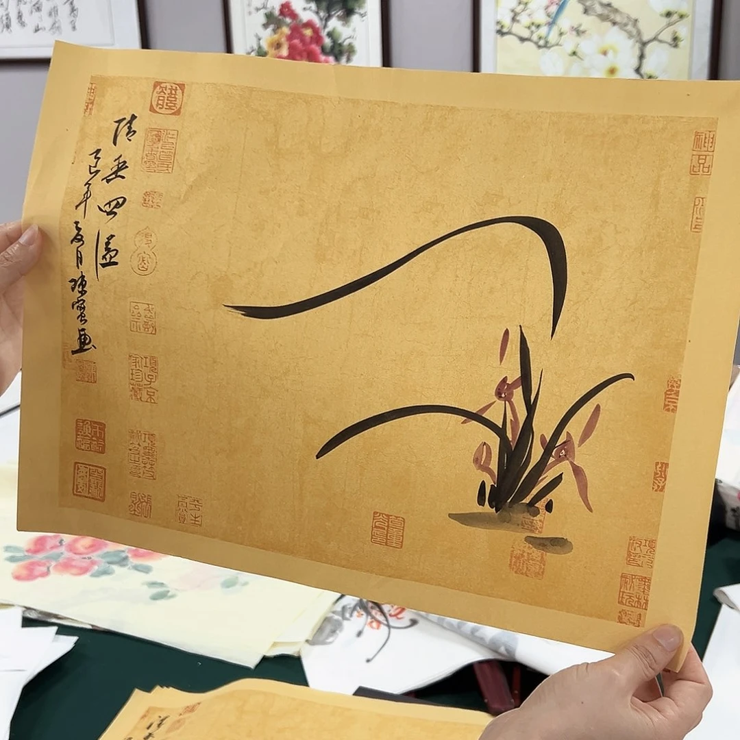 国画宣纸国画纯手绘作品