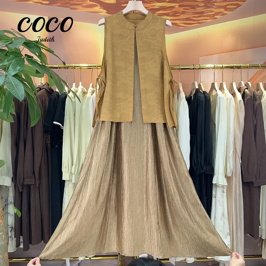 现货【RG928】2025年时尚气质百搭减龄小众显瘦新款女装连衣裙