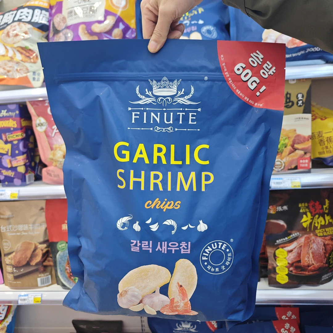 Sam趣莱福蒜味虾片