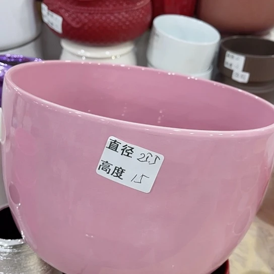 多肉绿植陶瓷花盆9.9包邮，有孔