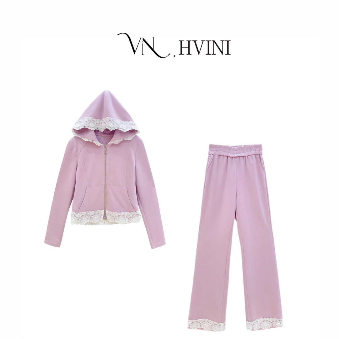 HUANG  VINI【黄微倪】新款休闲套装2件套L1003